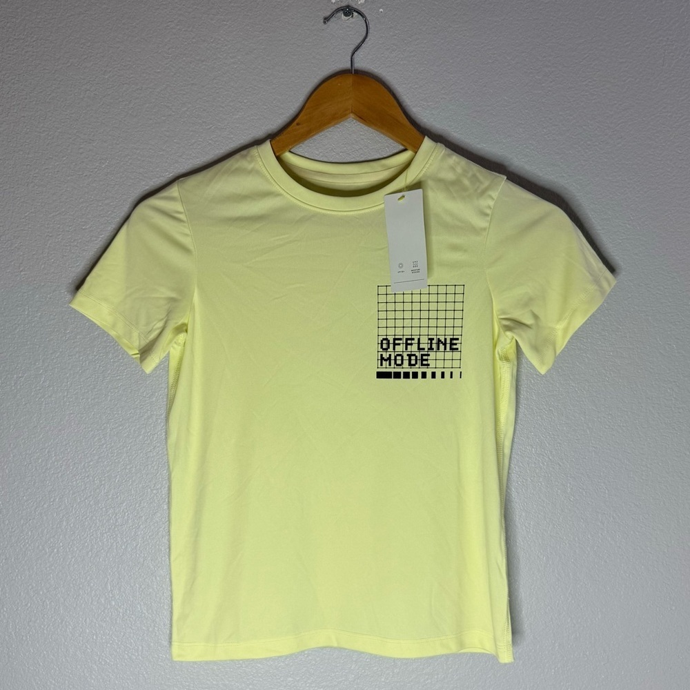 New Boys All In Motion Lemon/Yellow Tee Size M (8) “Offline Mode” - Picture 4 of 12